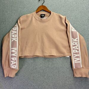 Women’s XXS Oversized Hoodie Ivy Park Black Pullover Sweatshirt Casual